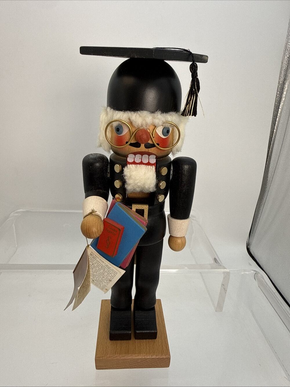 Christian Ulbricht Doctor Graduate Nutcracker Handmade Germany READ